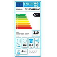 Samsung DV10DG54A0AEAH Isı Pompalı Kurutma Makinesi