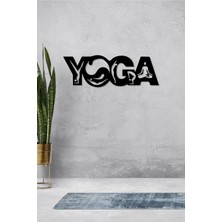 Yoga Temalı Dekoratif Tablo