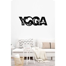 Yoga Temalı Dekoratif Tablo