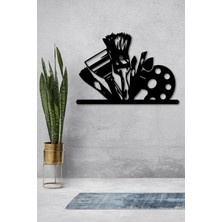 Ressam. - Resim Boya, Fırça, Palet Temalı Dekoratif Tablo