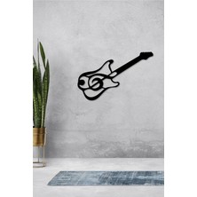 Gitar Temalı Dekoratif Tablo