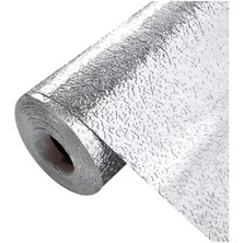 Doori Mutfak Tezgah Üstü Çekmece Içi Folyo Kaplama Gümüş Yapışkanlı 10 Metre x 40 cm Kolay Silinir Lüx Mod