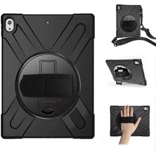 Zore Apple iPad Pro 12.9 2018 (3.nesil) - Uyumlu Uyumlu Defender Tablet Silikon-Siyah