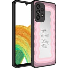 Zore Galaxy A73 Kılıf Aynalı Desenli Kamera Korumalı Parlak Mirror Kapak-Ayna