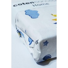 Cotenconcept 60 x 120 x 15 cm Yastık Kılıflı Lastikli Ranforce Bebek Çarşaf Seti
