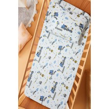 Cotenconcept 60 x 120 x 15 cm Yastık Kılıflı Lastikli Ranforce Bebek Çarşaf Seti