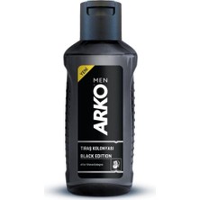 Arko Men Tıraş Sonrası Kolonya Black 255 ml Ergonomik Tasarım ile Hassas Ciltler İçin Uygun