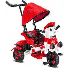 Babyhope Yupi Bebek Bisikleti Kırmızı Eğitici İçerik ve Eğlenceli Tasarım 2-4 Yaş Arası