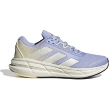 adidas QUESTAR 3 W Mavi Kadın Koşu Ayakkabısı Nefes Alabilir Yapı Kauçuk Taban ile Rahat Kullanım