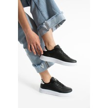 Feyen Kadın Siyah Beyaz Günlük Spor Ayakkabı