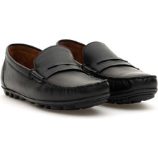 Cacharel Erkek Siyah Deri Loafer Ayakkabı 50308466-VR046