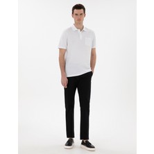 Pierre Cardin Erkek Siyah Regular Fit Basic Kanvas Pantolon 50305473-VR046