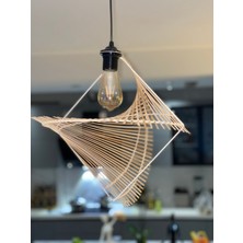 Mady Aksesuar Bambu Avize 45  cm  -Iskandinav Bohem ,özel Tasarım Aydınlatma-Salon,mutfak.ofis