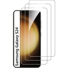 Evax 3'lü Paket Samsung S24 Uyumlu Temperli Hd+ Cam Ekran Koruyucu (3'lü Paket)