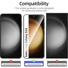 Evax 3'lü Paket Samsung S24 Uyumlu Temperli Hd+ Cam Ekran Koruyucu (3'lü Paket)