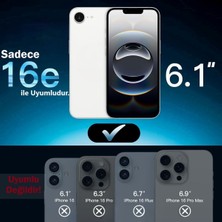 Evax iPhone 16E 2025 Uyumlu Temperli 9h Cam Ekran Koruyucu