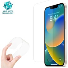 Evax (Esnek Nano Cam) Iphone 13 Uyumlu Ultra Ince Darbe Korumalı Esnek Nano Ekran Koruyucu