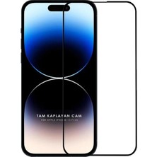 Evax (Guard Tam Kaplayan) Iphone 15 Plus Uyumlu Tam Kaplayan Guard Serisi Cam Ekran Koruyucu