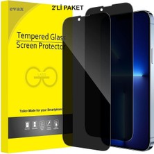Evax (2'li Guard Hayalet) Iphone 13 Pro Max Uyumlu Hayalet Tam Kaplayan Guard Serisi Cam Ekran Koruyucu