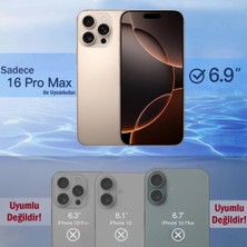 Evax (Guard Tam Kaplayan) Iphone 16 Pro Max Uyumlu Tam Kaplayan Guard Serisi Cam Ekran Koruyucu