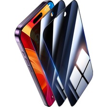 Evax (2 Adet Shıeld Hayalet) Iphone 14 Pro Max Uyumlu Hayalet Tam Kaplayan Shield Cam Ekran Koruyucu (2x)