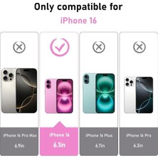 Evax (2 Cam + 1 Kılıf) iPhone 16 Uyumlu 1 Şeffaf Silikon Kılıf + 2 Cam Ekran Koruyucu