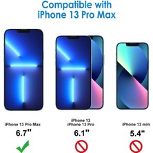 Evax 3'lü Paket iPhone 13 Pro Max Uyumlu Temperli Hd+ Cam Ekran Koruyucu (3'lü Paket)