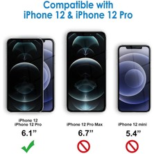 Evax 3'lü Paket iPhone 12 Uyumlu Temperli Hd+ Cam Ekran Koruyucu (3'lü Paket)