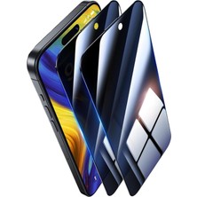 Evax (2 Adet Shıeld Hayalet) Iphone 15 Pro Max Uyumlu Hayalet Tam Kaplayan Shield Cam Ekran Koruyucu (2x)