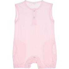 Petit Boom Baby Petitboom Baby Kız Bebek, Pamuklu, Tulum & Şapka 2'li Set, Puan Desenli, Pembe