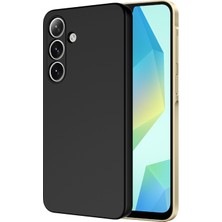 Caseworld Samsung Galaxy A16 Kapak Içi Kadife Kamera Korumalı Lansman Silikon Kılıf - Siyah