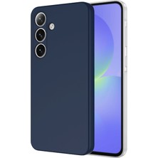 Case World Caseworld Samsung Galaxy A36 Kapak Içi Kadife Kamera Korumalı Lansman Silikon Kılıf - Lacivert