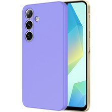 Case World Caseworld Samsung Galaxy A16 Kapak Içi Kadife Kamera Korumalı Lansman Silikon Kılıf - Lila