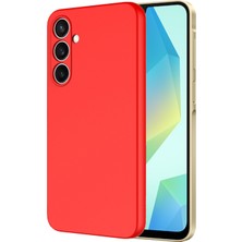 Case World Caseworld Samsung Galaxy A16 Kapak Içi Kadife Kamera Korumalı Lansman Silikon Kılıf - Kırmızı