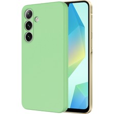 Case World Caseworld Samsung Galaxy A16 Kapak Içi Kadife Kamera Korumalı Lansman Silikon Kılıf - Açık Yeşil