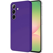 Case World Caseworld Samsung Galaxy A56 Kapak Içi Kadife Kamera Korumalı Lansman Silikon Kılıf - Mor