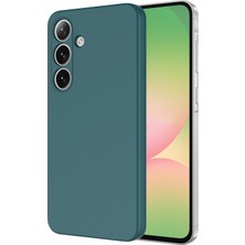 Case World Caseworld Samsung Galaxy A56 Kapak Içi Kadife Kamera Korumalı Lansman Silikon Kılıf - Yeşil