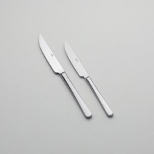 Nehir Sultan Yemek ve Tatlı Bıçak - 24 Lü 2 Boy Yemek ve Pasta Bıçağı 12 Kişilik