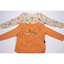 Miniworld Kız Bebek 2'li Uzun Kollu Body Seti – Yumuşak ve Pamuklu Body Set