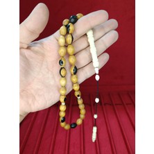 Anemore Collection Abanoz Ağacı Tesbih Siyah Ağaç Rengi Büyük Boy 14 mmX10 mm T-804