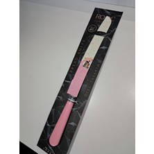Diamond Line Çelik Özel Tasarım Pembe Desenli Ekmek ve Pasta Bıçağı