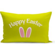 Bertille Home Ilkbahar Serisi Çift Tarafı Dijital Baskılı Kırlent Kılıfı (Spring Easter Paskalya Cushion Cover)