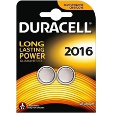 Duracell Cr 2016 Lityum Pil 3 Volt 2 Li Paket