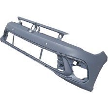 (Yeni Ürün!!!)Volkswagen Polo- 8- 21/24; Ön Tampon Astarlı Gri/braketli/2 Sensör Delikli (Tyg)