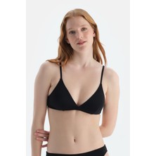 Dagi Siyah Üçgen Küçük Bikini Üst