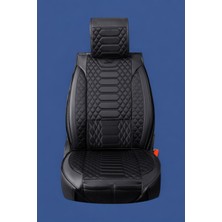 Renault Clio 4 Yarı Deri Oto Koltuk Kılıfı Cepli 5li Tam Set