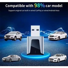 Schulzz Yeni Metal Tasarım Ultra Mini Kablosuz Ios  ve Android Uyumlu  Carplay Adaptör