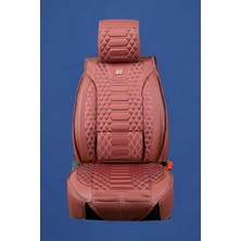 Citron C3 Air Cros Yarı Deri Oto Koltuk Kılıfı Cepli 5li Tam Set