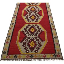 Kilim Antik El Dokuma Yün Sivas Kangal Kilimi 0073 - Yeni - Çok Renkli