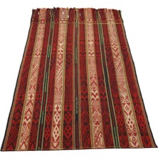 Kilim Antik El Dokuma Yün Kağızman Kilimi 0062 - Antika - Çok Renkli